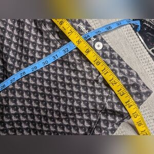 BetaBrand Batstooth bat print black grey medium pants